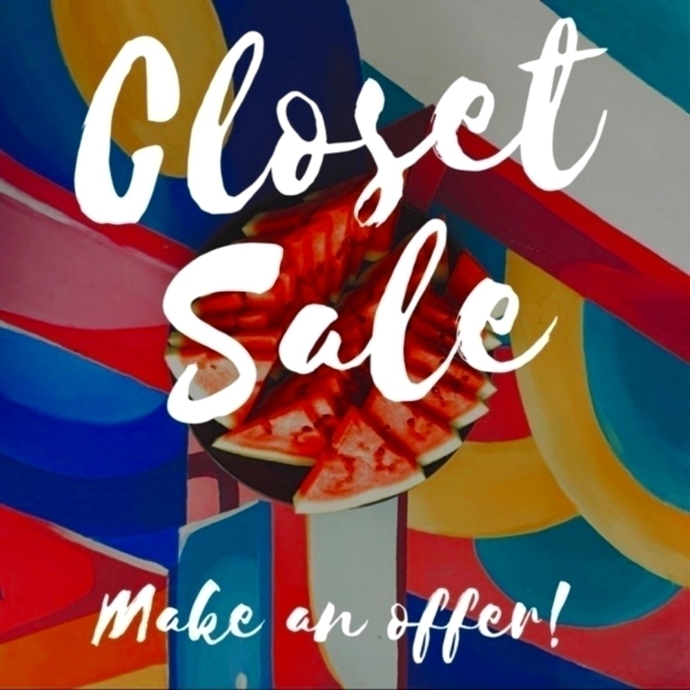 CLOSET Clean Out! Making Room for New Inventory!